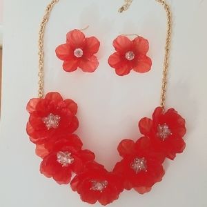 Floral Jewelry Set - Cute♥️♥️